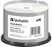 1x50 Verbatim DVD-R 4,7GB 16x wide printable NON-ID