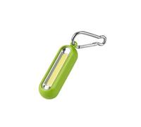 1xPortable COB LED Flashlight Keychain Carabiner Camping Lumière Randonnée flamme cadeau
