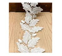 1Yard Width 6.9cm Fashion Leaf Polyester Silk Lac Lolita Lace Fabric Water-soluble Dress Decoration