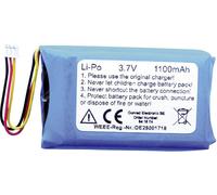 1Z10116 Pile rechargeable spéciale fiche mâle LiPo 3.7 V 1100 mAh 1 pc(s)