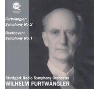 フルトヴェングラー : 交響曲 第2番 | ベートーヴェン : 交響曲 第1番 (Furtwangler : Symphony No.2 | Beethoven : Symphony No.1 / Wilhelm Furtwangler | Stuttgart Radio Symphony Orchestra) (2CD)