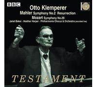 マーラー : 交響曲第2番、モーツァルト : 交響曲第29番 / オットー・クレンペラー、フィルハーモニア管弦楽団 (Mahler : Symphony No.2, Mozart : Symphony No.29 / Otto Klemperer, Philharmonia Orchestra) [2CD] [Import] [Live] [日本語帯・解説付] [歌詞対訳付]