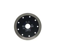 2.0,Disque Diamant 115mm, Extra fin 1,2mm, Modèle X, Lame Diamantée Professionnelle de Qualité Supérieure pour Carrelage, Faïence, Marbre, Béton,Travertin,Terrazo,Tomette,Porcelaine et Céramique