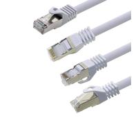 2,0 M - Blanc 10 Pièces Câble Réseau Cat.7 Câble Patch Sftp Pimf Lszh Câble Gigabit Lan Câble Brut Cat7 10 Gb Avec Connecteur Rj45 Cat6a Compatible Avec Cat5 Cat6 Cat7 Cat8[Cab9166163]