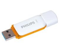 Clé USB Philips Snow 2.0 128 Go Blanc et orange