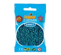 Hama 2 000 Perles Mini (Petites Perles Ø2,5 mm) Bleu pé