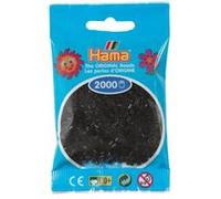 Hama Perles 501-18 – Sachet 2 000 perles mini Ø 2,5 mm – Noir