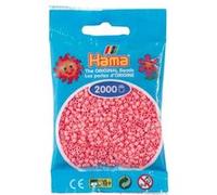 Perles mini rose - HAMA - 2000 perles Ø2,5mm - pour enfant à partir de 10 ans