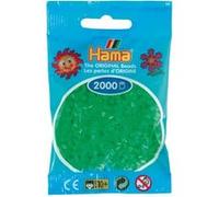 Hama Perles mini 501-37 - sachet de 2000 perles Ø2,5 mm - Vert néon