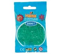 2 000 perles mini (petites perles Ø2,5 mm)- vert transparent Vert G