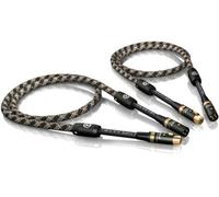2,00m viablue NF-S1 Silver Quattro Mono Câble XLR 2,0m 2m (1Paar)