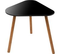 2.03 Table d'appoint en bois TRIANGULAIRE - env. 43 x 38 cm - couleur : noir
