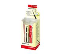 STABILO Recharge de stylo-bille Pointball – Lot de 10 – Noir