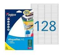 114089 Etui A5 2048 étiquettes blanches 6 * 33.5