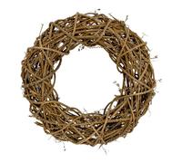2.06 Couronne naturelle en brun - Ø 30 cm - Couronne de porte en bois pour la décoration
