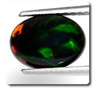 2.06 Cts Opale Noire Wello, Ethiopie, Afrique.