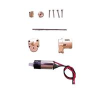 2.0MM Turbine Worm Reduction Gearbox 1/87 Static Modification Power 6MM Planetary Reduction electronic starter 2.4-320RPM DIY Parts IINKUEYK(Screw version,3V 60rpm)