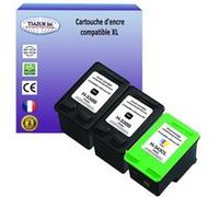 2+1 Cartouches compatibles avec HP DeskJet 5700, 5740, 5740xi, 5743, 5745 remplace HP 338+ HP343 (Noir+Couleur) -