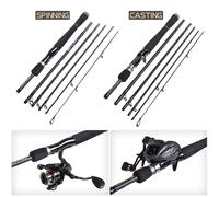 2.1 M/2.4 M 6 Sections Carbone Filature CouléE Canne à PêChe Leurre Canne à PêChe Main PôLe MatéRiel De PêChe