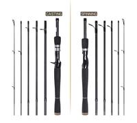 2.1 M/2.4 M 6 Sections Carbone Filature CouléE Canne à PêChe Leurre Canne à PêChe Main PôLe MatéRiel De PêChe