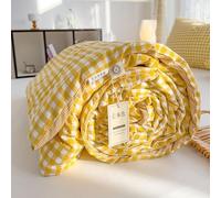 2/1 Personnes Couette D'été Édredon Lit Dessus De Lit Coton Couvre Lit Matelassé Doux Et Léger Patchwork Pour Temps Chaud/dormeurs Chauds Douce Et Confortable, Légère Et Respirante ( Color : D , Size