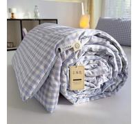 AHYBE - Couvre-lit matelassé 2/1 personnes - Microfibre doux réversible imprimé moderne