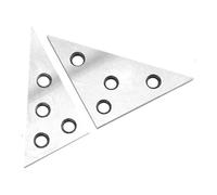 2/10/12/17 Pièces 30/45/60/90 Degrés Outil De Mesure De Précision Machiniste Règle De Bloc D'angle Pouce Métrique Triangle Métal(1pcs)