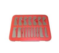 2/10/12/17 Pièces 30/45/60/90 Degrés Outil De Mesure De Précision Machiniste Règle De Bloc D'angle Pouce Métrique Triangle Métal,Construction robuste(17pcs)