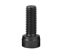 2/10/20/50/100 pièces DIN912 M1.6 M2 .5 M3 M4 M5 M6 M8 M10 M12 noir galvanisé 304 acier inoxydable six pans creux vis à tête hexagonale(18mm,M2.5 50pc)