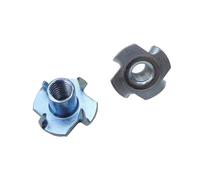 2/10/20 pièces M4 M5 M6 M8 M10 M12 acier épaissi quatre griffes haut-parleur écrou aveugle à dents Insert t-écrou for meubles en bois longueur = 8-17mm (Size : 20pcs M5x12mm)
