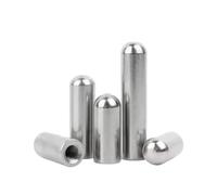 2-10 pièces 304 acier inoxydable M3- M6 cheville filetage intérieur écrou à vis, broche cylindrique à tête ronde unique goupille de positionnement matériel de fixation(M3X40(5pcs))