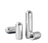 2-10 pièces 304 acier inoxydable M3- M6 cheville filetage intérieur écrou à vis, broche cylindrique à tête ronde unique goupille de positionnement matériel de fixation(M6X50(5pcs))