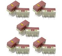 2/10 pièces/bouton de sourdine à point jaune 30 millions de clics pour l'entretien de la souris Microswitch