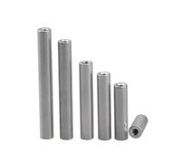 2/10 Pièces Entretoise En Aluminium, M4 × D7 Longueur 8-300mm Goujon D'entretoise Rond En Aluminium Fileté Femelle Étendre La Longue Colonne D'écrou(Length 80mm 2pcs)