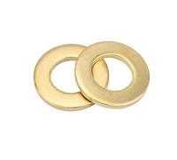 2/100 GB97 DIN125 joints en cuivre massif en laiton massif non standard M2.5 M3. Rondelle plate M4 M5 M6 M8 M10 M12M14 M16(20pcs M8x14x1mm)