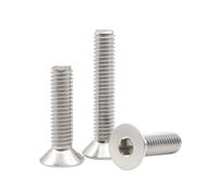 2-100 Pièces M1.6-M10 Vis à machine à tête fraisée hexagonale creuse en acier inoxydable, M4x45mm(20 pièces)
