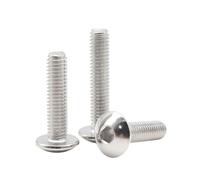 2-100 Pièces M2-M10 TM-type Vis à machine à tête champignon hexagonale creuse en acier inoxydable, M4x45mm(20 pièces)