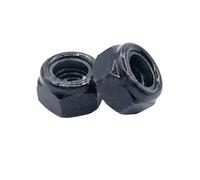 2-100 pièces M2/M2.5/M3/M4/M5/M6/M7/M8/M10/M12/M14/M16/M18/M20/M22/M24/M27 acier inoxydable/acier au carbone hexagone Nylon écrous autobloquants, M7(40pcs)