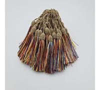 2-100pcs / lot 15cm Corde Suspendue Glands De Soie Frange À Coudre Bang Gland Garniture Glands Clés pour DIY Embellir Rideau Accessoires-2PCS, Couleur Mixte 37