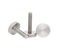 2-10pcs M2/M2.5/M3/M4/M5/M6/M8/M10 Vis à molette rainurée en acier inoxydable pour parois à rideaux, M2x10mm