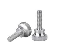 2-10pcs M2/M2.5/M3/M4/M5/M6/M8/M10 Vis à molette rainurée étagée en acier inoxydable pour parois à rideaux, M3x10mm