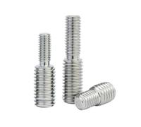 2-10pcs M3/M4/M5/M6/M8/M10/M12/M14/M16 Vis adaptatrice à double extrémité réductrice en acier inoxydable pour appareils photo, M4x6-M8x10