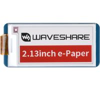 2.13 inch e-Paper Display Hat(B) V4,212x104 Red Black White Three-Color E-Ink Screen Electronic Paper Module for Raspberry Pi Zero/Zero W/Zero WH/Zero 2W/3B/3B+/4B with SPI Interface