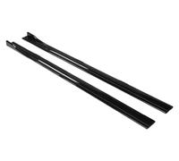 2,18 M Jupes Latérales De Voiture Séparateurs d'ailes Lèvre 8 Pièces Extensions Universelles Jupe Latérale Carrosserie(Golssy Black)