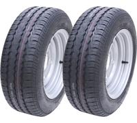 2-185/60 R12C 5 stud 112mm PCD trailer wheels and tyre Brian james Ifor williams