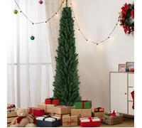 2.1mPVC Sapin de Noël Artificiel-MENGDA-Sapins de Noël en Forme de Crayon-Superépais Réaliste-À l'intérieur et à l'extérieur