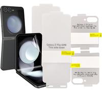 [2+2 Pack Protecteur D'écran Hydrogel Pour Samsung Galaxy Z Flip 6 5g (2024) - Protection Hydrogel Complète, 2 Pack Protecteur D'écran Intérieur Tpu + 2 Pack Protecteur D'écran Avant Tpu[L1853]