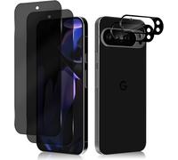 2+2 Pieces Anti-Spy Tempered Glass + Rear Camera Protector Compatible With Google Pixel 9 Pro 5g, 9h Hardness Anti-Peeping Screen Protector For Google Pixel 9 Pro 5g