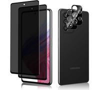 [2 + 2 Pieces Anti-Spy Tempered Glass + Rear Camera Protector Compatible With Samsung Galaxy A53 5g, 9h Hardness Anti-Peeping Screen Protector, Privacy Tempered Glass For Galaxy A53 5g