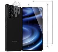 【2 + 2 pièces】 Film de protection d'écran en verre blindé pour Samsung Galaxy A53 5G, résistant à l'usure, film de protection d'écran Samsung A53, haute clarté, haute résolution